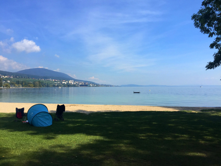 Strand «Paradis Plage» Colombier