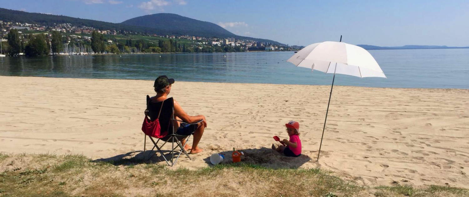Strand «Paradis Plage» Colombier