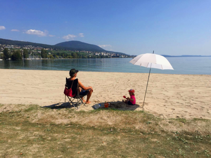 Strand «Paradis Plage» Colombier